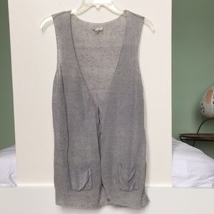 Eileen Fisher knitted vest.